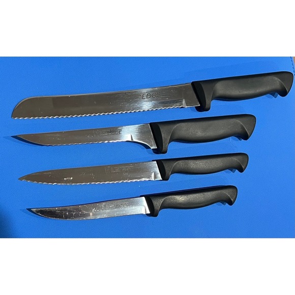 J.A. Henckels International Other - JA Henckels International Everedge Knife Set 4pc Stainless Steel Black Handle